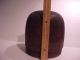 Vintage Oblong Wooden Milliners Hat Mold Block Form Measures 22 Unmarked H 7 1/2 Industrial Molds photo 9