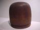 Vintage Oblong Wooden Milliners Hat Mold Block Form Measures 22 Unmarked H 7 1/2 Industrial Molds photo 2