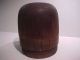 Vintage Oblong Wooden Milliners Hat Mold Block Form Measures 22 Unmarked H 7 1/2 Industrial Molds photo 3