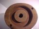 Vintage Oblong Wooden Milliners Hat Mold Block Form Measures 22 Unmarked H 7 1/2 Industrial Molds photo 6
