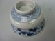 Gu236 Japanese Sake Cup Sometsuke Gosu Hand Painted Porcelain Vintage Guinomi Glasses & Cups photo 3