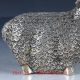 Old Chinese Silver Copper Hand Made Sheep With Coin Pattern Statue Bt101 Figurines & Statues photo 2