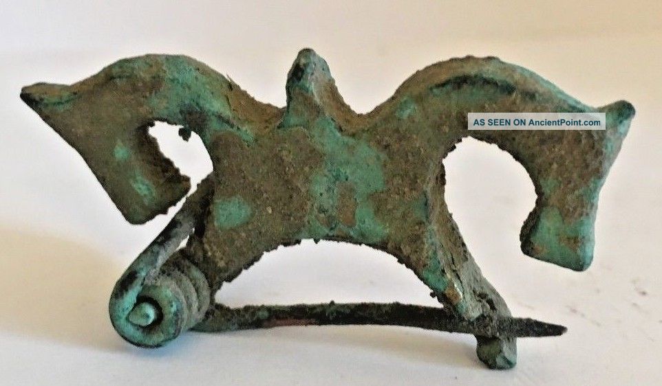 Ancient Roman Brooch Double Headed Horse - A Museum Quality Exact ' Reproduction ' Roman photo