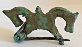 Ancient Roman Brooch Double Headed Horse - A Museum Quality Exact ' Reproduction ' photo