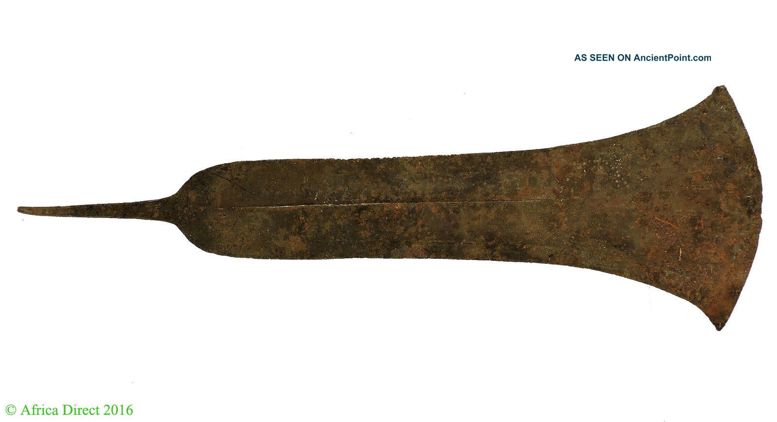 Kuba Forged Knife Blade Iron Currency Congo African Art Was $99.  00 Other African Antiques photo