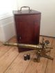Old Antique Brass Microscope For Slides & Case The Wright Brothers Rare Maker Other Antique Science Equip photo 6