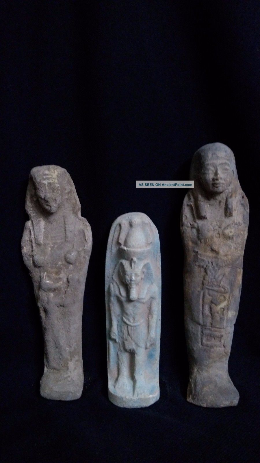 3 Ancient Egyptian Ushabti (2600 - 2100 Bc) Egyptian photo