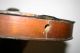 Old Antique 3/4 R.  Wurlitzer Cincinnati Violin Repair One Piece Tiger Maple Back String photo 9