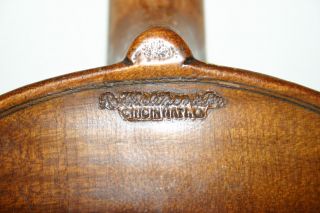 Old Antique 3/4 R.  Wurlitzer Cincinnati Violin Repair One Piece Tiger Maple Back photo
