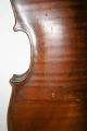 Old Antique 3/4 R.  Wurlitzer Cincinnati Violin Repair One Piece Tiger Maple Back String photo 1
