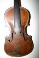 Old Antique 3/4 R.  Wurlitzer Cincinnati Violin Repair One Piece Tiger Maple Back String photo 3