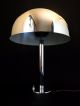 Robert Sonneman For Laurel Vintage Chrome Mushroom Table Lamp W/chrome Shade Mcm Mid-Century Modernism photo 1