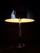 Robert Sonneman For Laurel Vintage Chrome Mushroom Table Lamp W/chrome Shade Mcm Mid-Century Modernism photo 2