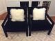 Milo Baughman Chairs Wormley Probber Reupholstered In Rh Vintage Velvet Post-1950 photo 6