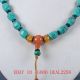 100 Natural Turquoise & Beeswax Handwork Decoration Necklaces Xl015 Necklaces & Pendants photo 1