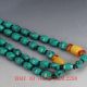 100 Natural Turquoise & Beeswax Handwork Decoration Necklaces Xl015 Necklaces & Pendants photo 2