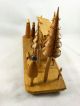 Vintage Hand Made Wood Nativity Scene - Hand Carved Wooden Scene Made In Poland Carved Figures photo 4