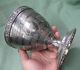 Large Antique Machine - Engraved And Monogrammed Chalice Metalware photo 1