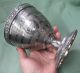 Large Antique Machine - Engraved And Monogrammed Chalice Metalware photo 4