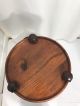 Ethan Allen Round Pine Wood 3 Tier Table Vintage Post-1950 photo 11