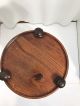 Ethan Allen Round Pine Wood 3 Tier Table Vintage Post-1950 photo 2