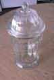 Antique Drugstore Paneled Apothecary Jar Domed 11  Apothecary Candy Jar Bottles & Jars photo 1