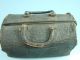 Antique Travelling Doctor ' S Medical Satchel Leather Distressed Tote Bag 1890 ' S Doctor Bags photo 3