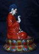 Large Rare Antique Chinese Glaze Porcelain Buddha Statue Fa335 Figurines & Statues photo 3