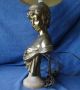 Regency / Victorian Bronze /brass Bust By French Artist Rene Marquet,  Now A Lamp Other Antique Decorative Arts photo 8