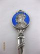 Solid Silver Commemorative Tea Spoon George V Hallmarked Birmingham 1935 Napkin Rings & Clips photo 1