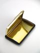 Silver Gilt Black Enamel Case Snuff Box With Coronet Austria 1900 Sterling Silver (.925) photo 3