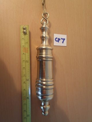 A Vintage Brass Toilet Cistern Chain/curtain/light/blind Bell Pull Ref (cp 7) photo