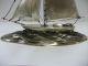 The Sailboat Of Sterling Silver Of Japan.  106g/ 3.  73oz.  A Japanese Antique. Other Antique Sterling Silver photo 8