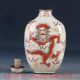 Chines Cloisonne Hand Painting Dragon Snuff Bottle W Qianlong Mark Pa0223 Snuff Bottles photo 6