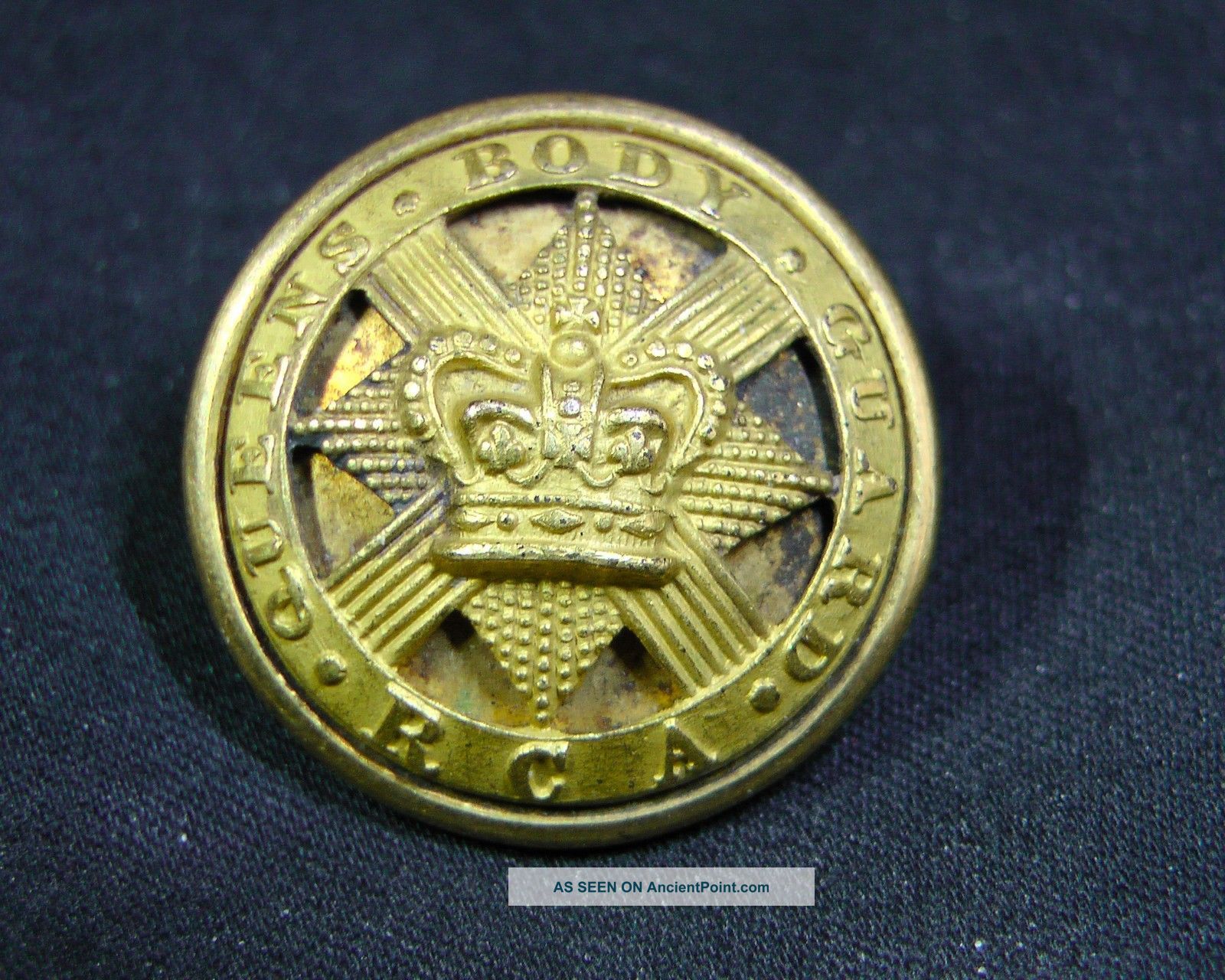 1840 Qvc Royal Company Archers Queens Bodyguard Scotland 23mm Button P&s Firmin Buttons photo