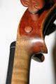 Old Antique 4/4 Italian? Violin Guadagnini Label Excl Playing Cond Grafted Neck String photo 10