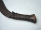 Antique African Congo Binja Knife Sword Curved Blade Bati Benge Other African Antiques photo 3