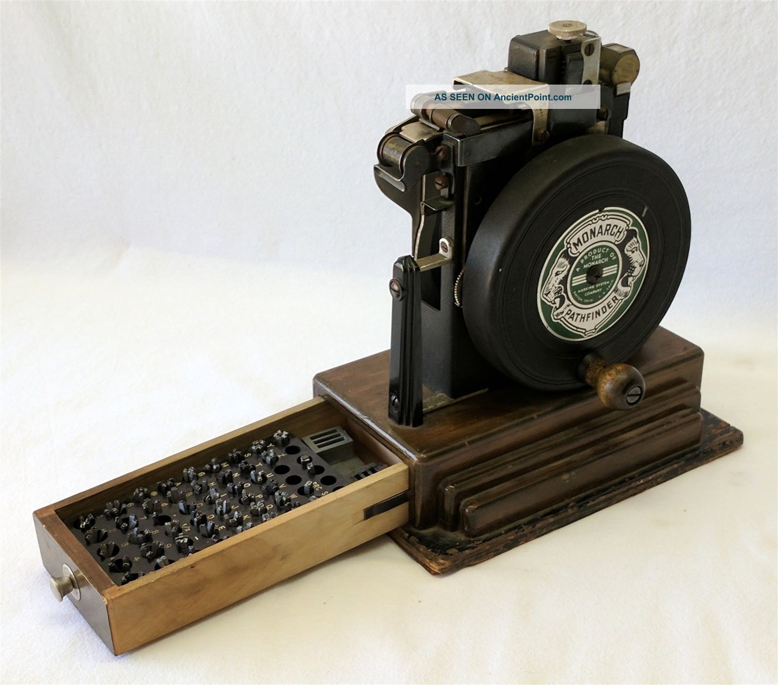 Monarch Pathfinder Price Ticket Machine / Vintage 1940 ' S / Very Other Mercantile Antiques photo