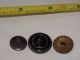 Estate Found Antique,  3 Pictorial Button 1 Man & Woman 2 Men From Collector Buttons photo 4