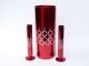 Conrah Cristillium - Ex - Large 25.  5cm Vase - Red - Mid Century Modern Design Mid-Century Modernism photo 8