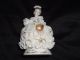 Antique Muller Volkstedt Irish Dresden Porcelain Lace Bride And Groom Figurines photo 2