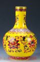Chinese Famille Rose Porcelahand - Painted Vase W Qing Dynasty Qianlong Markcqcq12 Vases photo 3