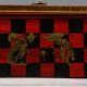 Chinese Antique Handwork Character Chess & Wooden Box Boxes photo 7