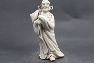 China Carved White Porcelain Jingdezhen Statue Y374 photo
