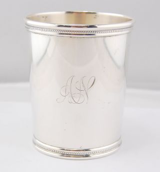Mark J Scearce Shelbyville Ky Sterling Silver Julep Cup 3 photo
