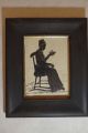 1841 Silhouette Samuel Metford Haven Antique American Portrait Primitives photo 8