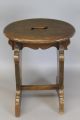 A Rare 16th C English Boarded Joint Stool Great Old Color Primitives photo 4