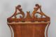 Great 18th C Pa German Scrolled And Carved Crest Wood Spoon Rack In Old Surface Primitives photo 3