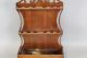 Great 18th C Pa German Scrolled And Carved Crest Wood Spoon Rack In Old Surface Primitives photo 4