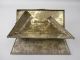 Rare Black & Gold Antique Tin Haywood & Hurlbut ' S Folding Lunch Box Pat ' D 1866 Other Antique Home & Hearth photo 3